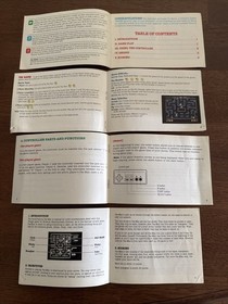 4 Lot Nintendo NES Instruction Booklet Manuals Ms. Pac-Man Original