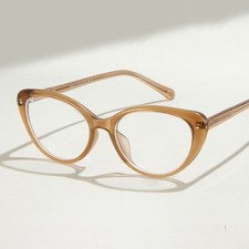 Cat Eyes Women Glasses Full Rim TR Acetate Eyeglass Frames Fashion Spectacles