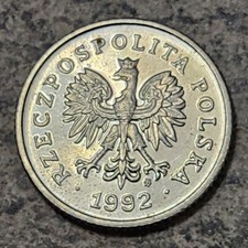 POLAND 🇵🇱 FIFTY (50) GROSZY COIN 1992