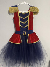 EUC A Wish Come True Dancewear STUDIO EXCLUSIVE H558 Tassle Soldier Tutu Leotard