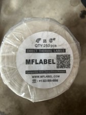 Etykiety termiczne MFLABEL Direct do drukarek Zebra i Eltron 4x6 w 250 etykietach LOT