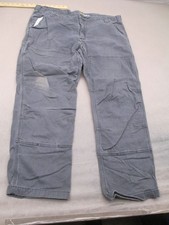 Carhartt Size 40x30 Mens Gray Cotton Blend Durable Utility Work Zip Pants 682