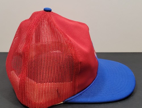 Vtg Carquest Hat Snapback Cap Red/Blue 80's Auto Parts Stores w/Blue Rope *Read - Picture 5 of 12