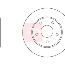 For DODGE JOURNEY 2008 on BRAKE DISC (FRONT) (SINGLE) DSK2686