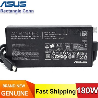 180W A22-180P1A ADP-180TB K Original ASUS Laptop Charger Adapter Rectangle Conn