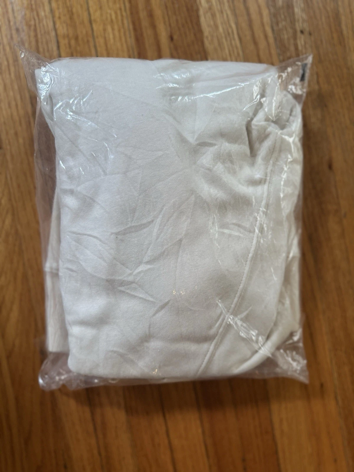 OFF WHITE Felpa con cappuccio The North Face donna mezza cupola PO crema XL NUOVA CON ETICHETTE $55