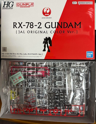 HG 1/144 RX-78-2 GUNDAM JAL ORIGINAL COLOR Ver. GUNPLA BANDAI Japan Air Line NEU - Bild 4 von 4