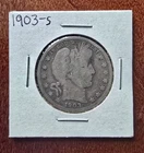 1903 S BARBER HALF DOLLAR 90% SILVER, San Francisco US Mint