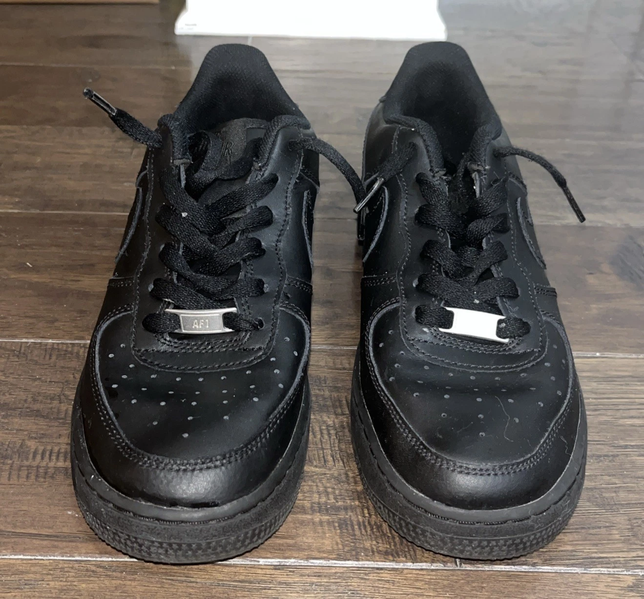 Taglia 7 (GS) Nike Air Force 1 Low Triple Black 314192 009