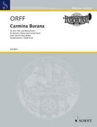 Carmina Burana Carl Orff Studyscore Concert Band Schott Music - Picture 1 of 4