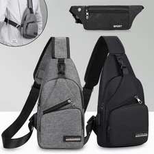 2 Adjustable and Lightweight Crossbody Bags Suitable for Both Men and Women