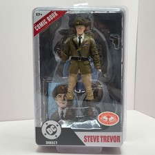 Steve Trevor McFarlane Red Platinum Chase DC Direct Page Punchers 7    with Comic