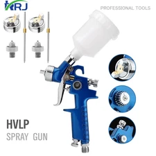 Mini Air Spray Gun HVLP 0.8 1.0mm Auto Car Touch Up Paint Sprayer Detail Repair