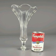 * trumpet epergne Old Williamsburg glass flower petal Topper 8-1/4