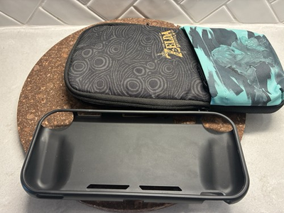 #ad Nintendo Switch Lite Protective Grip And Breath Of The Wild Pouch $10.00