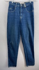 SASSON Jeans Womens 6 90s High Waist Tapered Stretch Denim Cotton Blue VTG