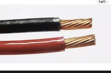THHN-6 AWG GAUGE BLACK And RED NYLON PVC STRANDED COPPER BUILDING WIRE 150'