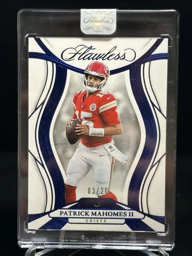 2025 Panini Flawless Football Sapphire Patrick Mahomes II #29