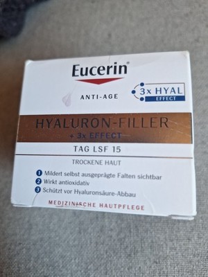 Eucerin Anti-Age HYALURON-FILLER Tag Trockene Haut 50 ml -LSF 15 MHD 10/26 NEU