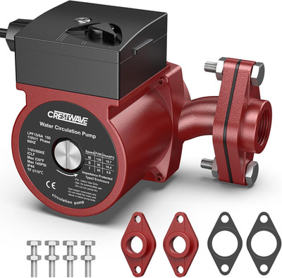 130W Hot Water Recirculating Pump, 3 Speed Adjustable 13 GPM 24ft Max Head Circu