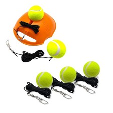 Tennis Trainer Baseboard with 2 String Tennis Balls Bundle with Tennis Spare ...
