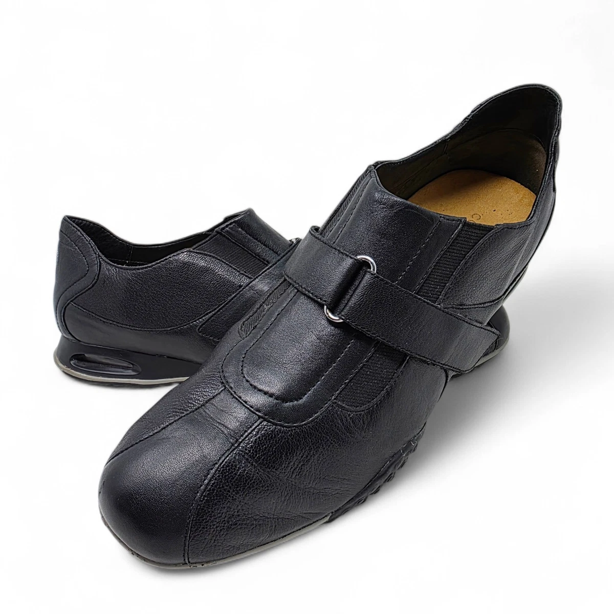Cole Haan NIKEAIR Everett Mens 7 W Black Leather Athleisure Slip On Loafers New Amazon.com | Cole HAAN Mens Modern Essentials BIT Loafer  main image 3
