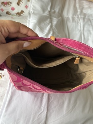 COACH Y2K Pink Hamptons Shoulder Bag 2003 With Matching Wallet