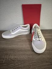 Vans Old Skool Muted Metallic Gray Sneakers Men’s Size 4.5 Women Size 6