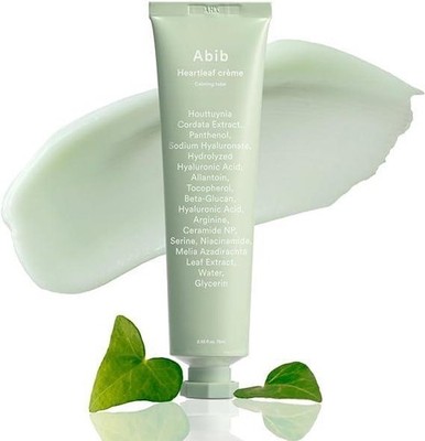 Abib Heartleaf Creme Calming Tube 75ml / Feuchtigkeitsspendend, Koreanische K...