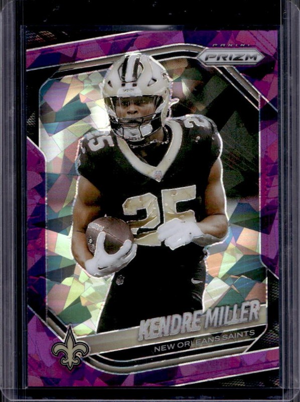 2025 Panini Prizm Kendre Miller Purple Ice #/225 Saints