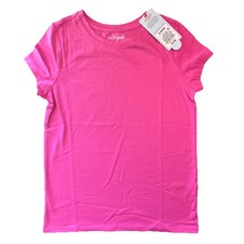 Girls Cat Jack sz S 6/6X Pink Short Sleeve T-Shirt