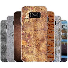 Dessana Metal Pattern Silicone Protective Cover Phone Case for Samsung Galaxy