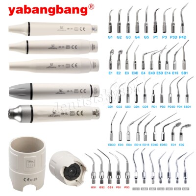Dental Ultrasonic Scaler Handpiece/Tips/Wrench/fit EMS Woodpecker/DTE/SATELEC