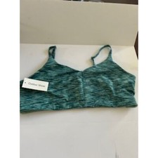 Outdoor Voices Flow Adjustable Bralette XXXL Green Pattern NWT Retail 60