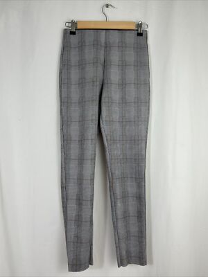 Tartan Trousers Womens Zara Zara Womens Small Gray Plaid Tartan