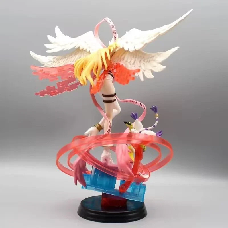 Digimon Adventure Angemon Angewomon 28CM PVC Figure Statue w/box Digital Monster - Image 4 of 4