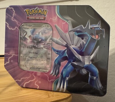 pokémon trading card game azure legends tin dialga ex Amazon.com: Pokemon TCG: Scarlet & Violet Azure Legends Tin main image 0