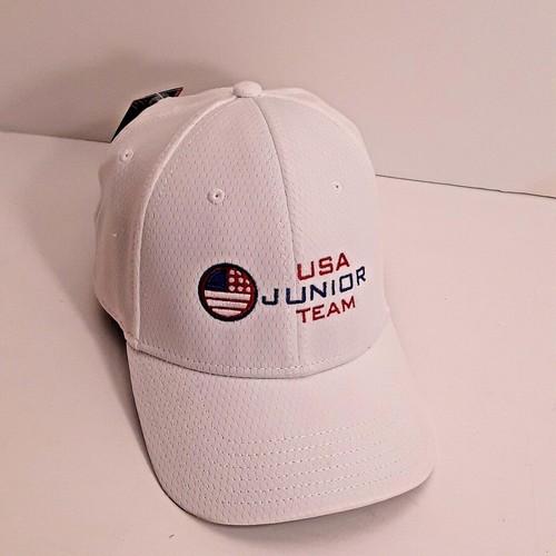 USA JUNIOR GOLF OLYMPIC hat cap White 