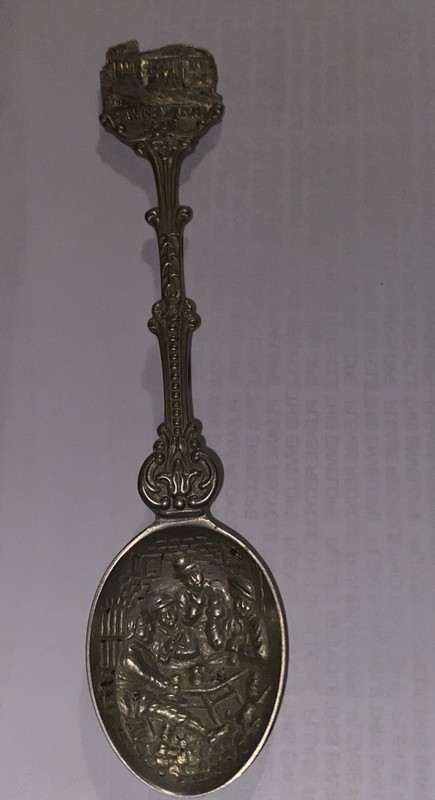 Spoon Souvenir San Francisco Cable Car Spoon 4”.5" Collectors