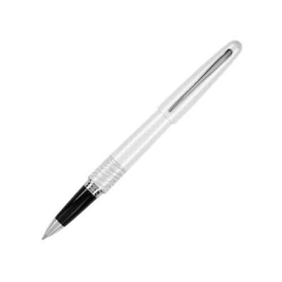Pilot Metropolitan Gel Pen Matte White Barrel Black Ink Tiger Accent 0.7mm Fine