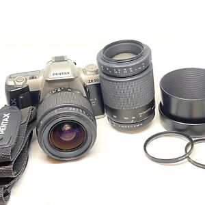 35mm SLR Film Camera Photography Class Pentax ZX-50 Two Zoom Lens Kit