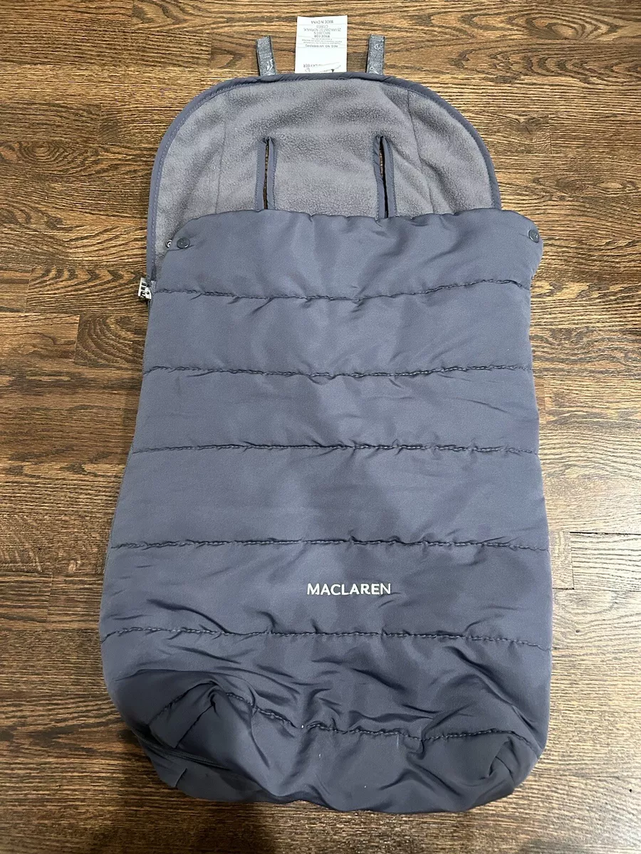 Maclaren Stroller Footmuff Bunting Blanket Grey Universal Preowned