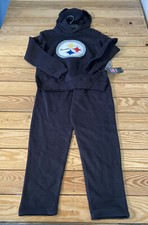 NFL team apparel NWT 100 boy s 2 piece Steelers sweat suit size S 8 black T7