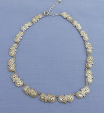 Collier - Kette  - Filigran - Filigranschmuck - 800er Silber - 40 bis 45 cm