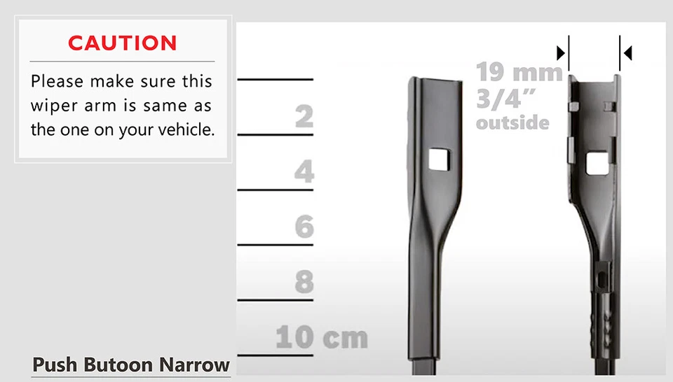 New MTEC Super Water Repellent Silicone Wipers for Porsche 911 2013~2019 - Image 4 of 4