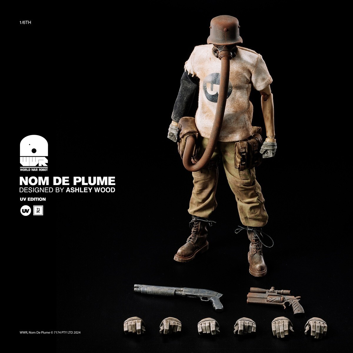 Underverse World War Robot 2 Nom De Plume 1/6 Action Figure