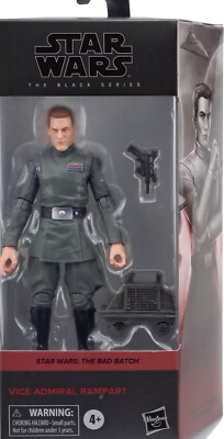 VICE ADMIRAL RAMPART ''THE BAD BATCH'' STAR WARS THE BLACK SERIES 6'' INCH HASBRO