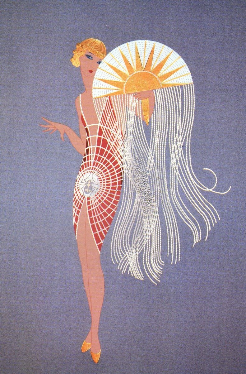 Erte : Flapper : Archival Quality Art Print | eBay