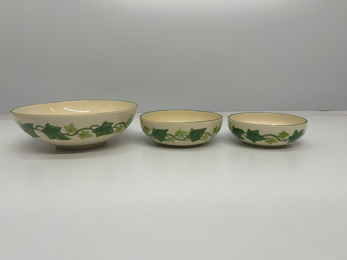 Vtg Franciscan Ivy Serving Dishes 7&8