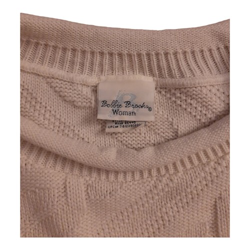 Bobbie Brooks White Sweater 22W/24W - Picture 3 of 4